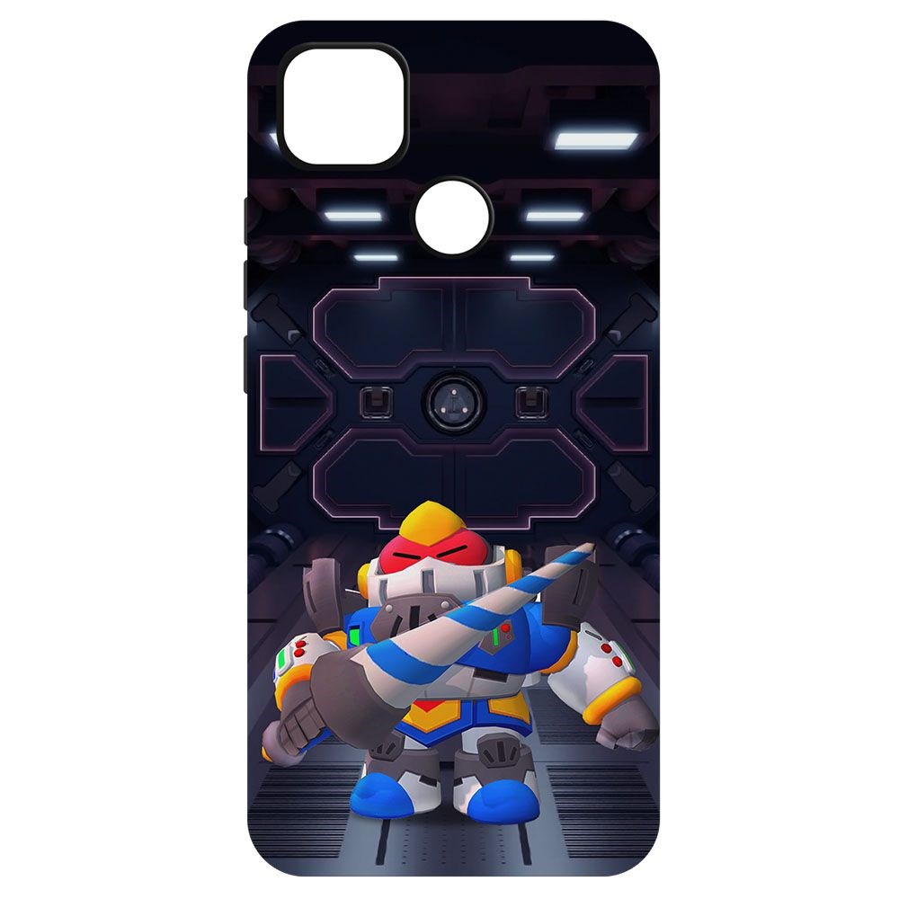 фото Чехол-накладка krutoff brawl stars - паладин вольт-меха для xiaomi redmi 9c