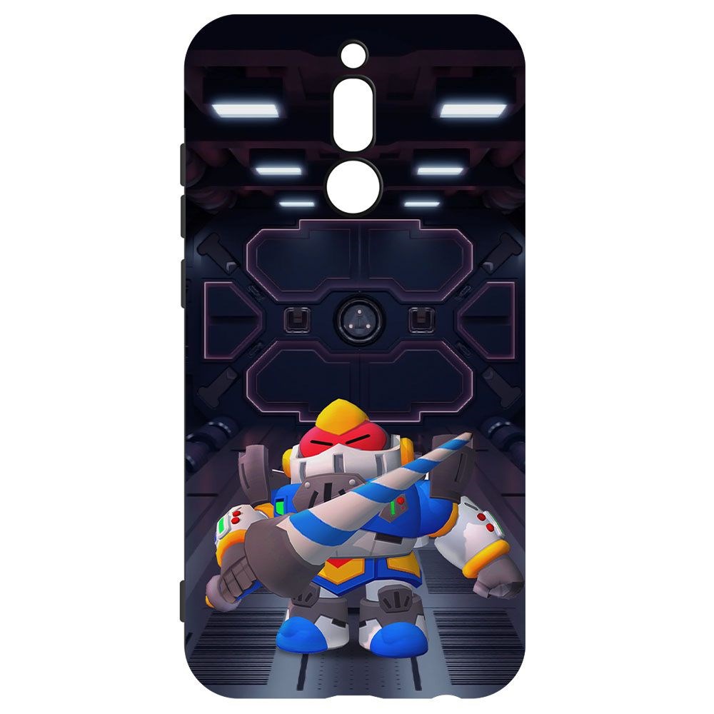 

Чехол-накладка Krutoff Brawl Stars - Паладин Вольт-Меха для Xiaomi Redmi 8, Черный