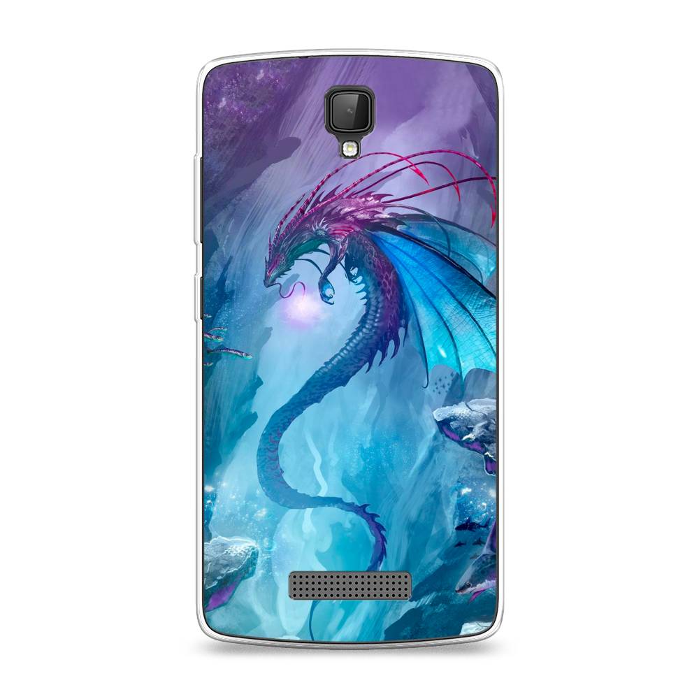 

Чехол Awog на ZTE Blade L5 (L5 Plus) / ЗТЕ Блэйд L5 (L5 Plus) "Водный дракон", 130350-2