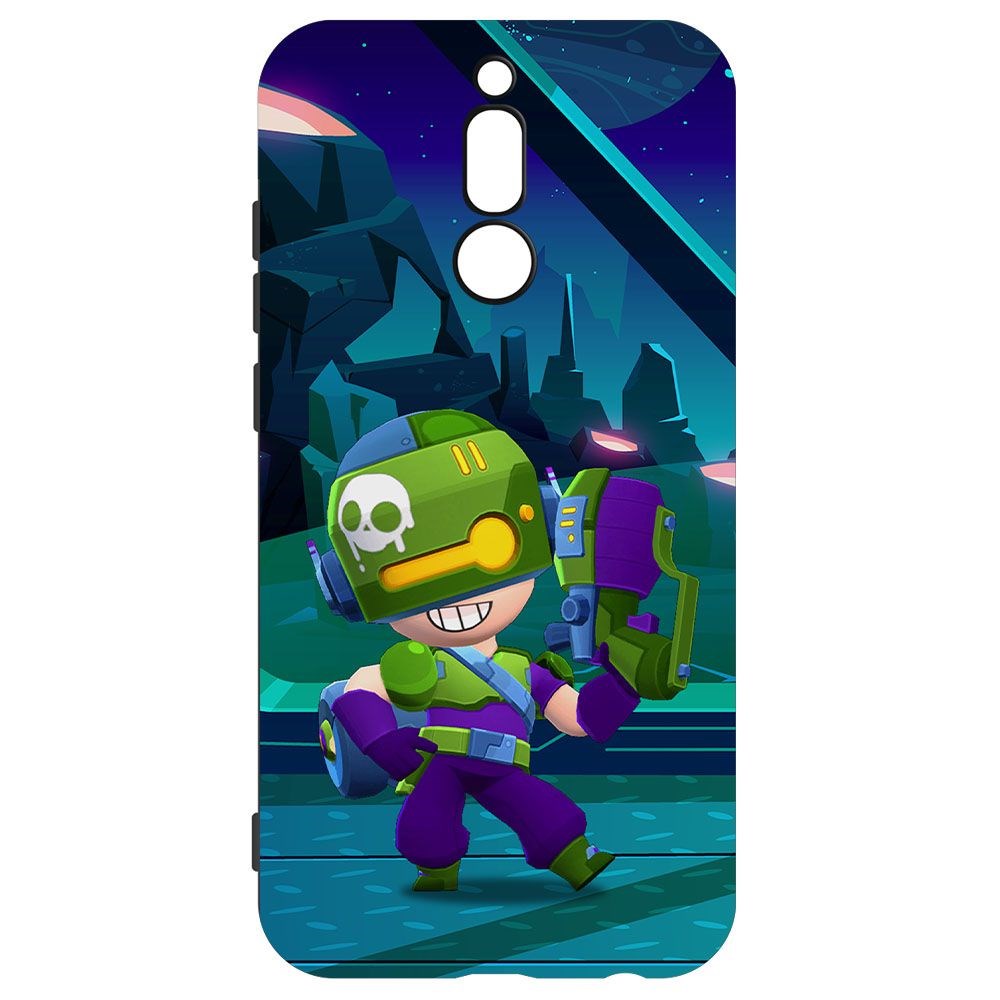 

Чехол-накладка Krutoff Brawl Stars - Контрабандистка Пенни для Xiaomi Redmi 8, Черный