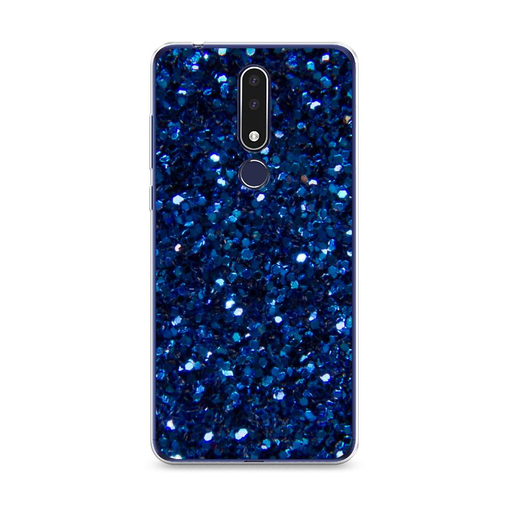 

Чехол Awog "Синие блестки рисунок" для Nokia 3.1 Plus