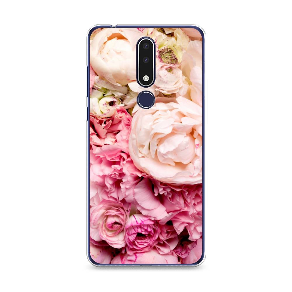 

Чехол Awog на Nokia 3.1 Plus / Нокиа 3.1 Plus "Пионы яркие", Розовый, 122850-8