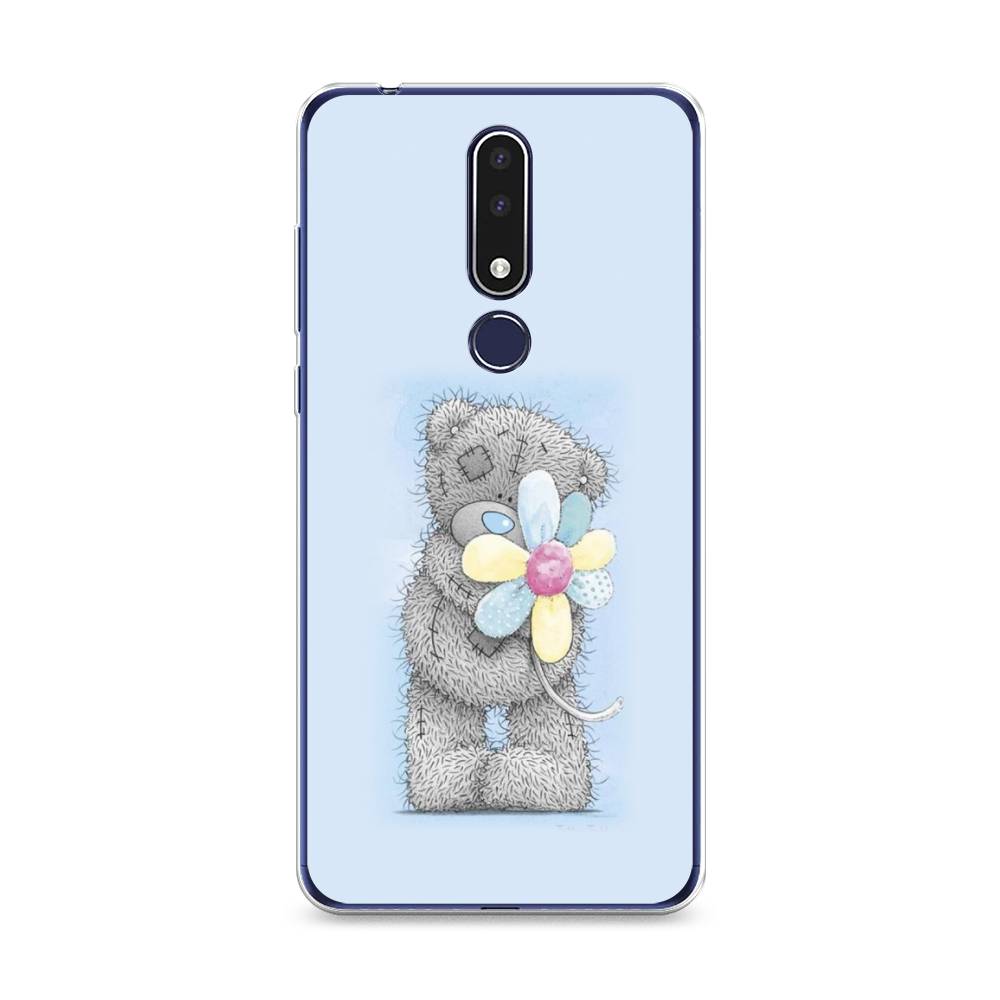 

Чехол Awog на Nokia 3.1 Plus / Нокиа 3.1 Plus "Me to you с ромашкой", Голубой;серый;желтый, 122850-2