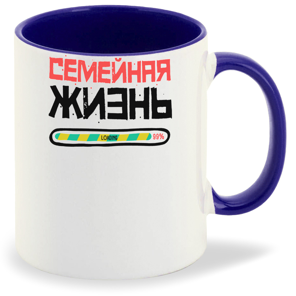 

Кружка CoolPodarok Семейная жизнь, Семейная жизнь