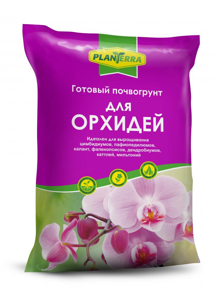 

Почвогрунт PlanTerra для орхидей 2,5 л, Для орхидей