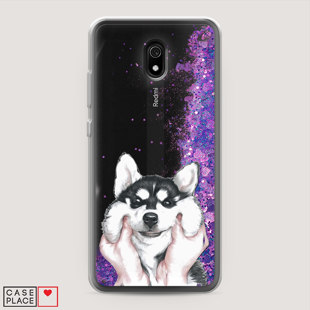 

Чехол Awog на Xiaomi Redmi 8A "Щечки хаски", Разноцветный, 37292-1