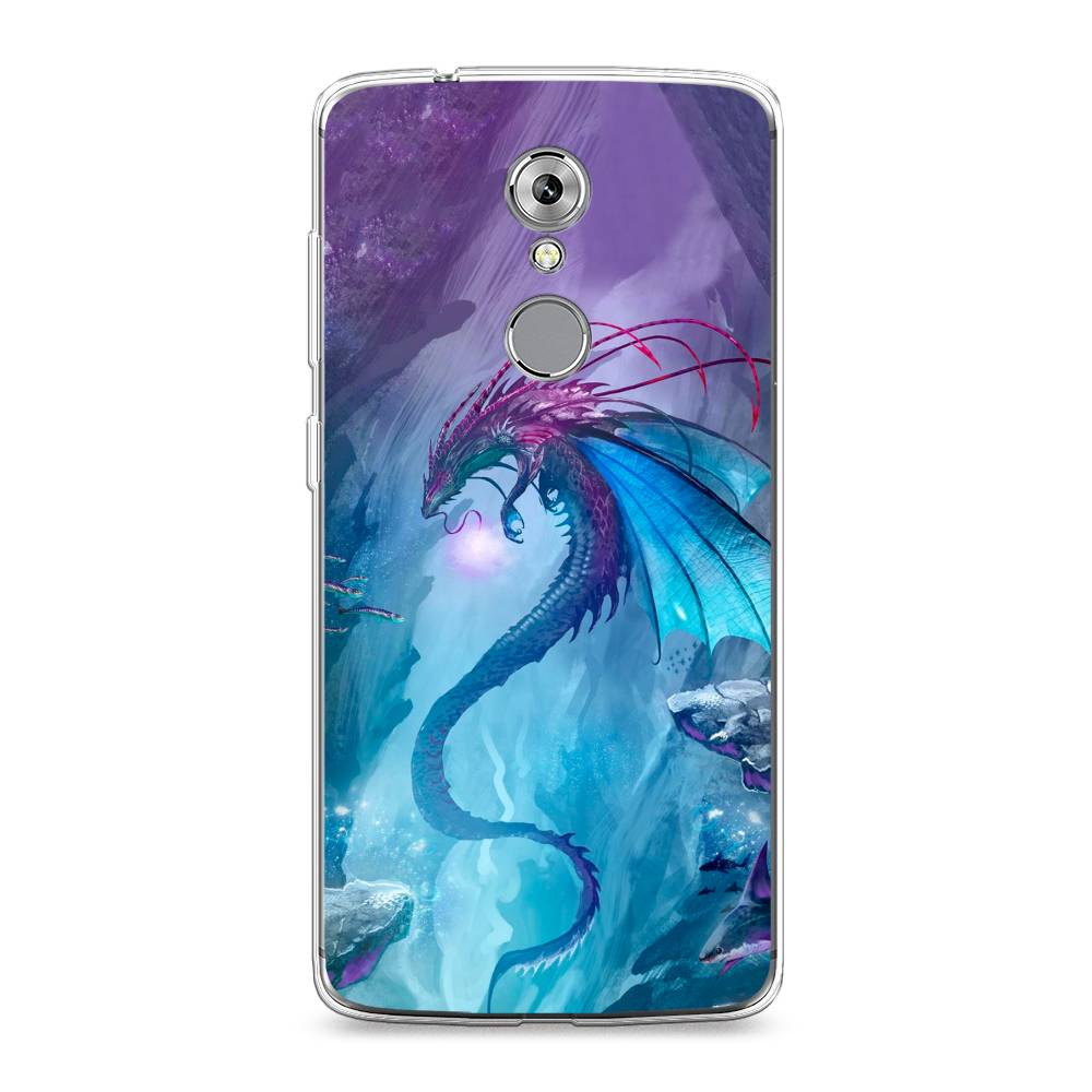 

Чехол Awog на ZTE Axon 7 / ЗТЕ Аксон 7 "Водный дракон", Разноцветный, 131450-2