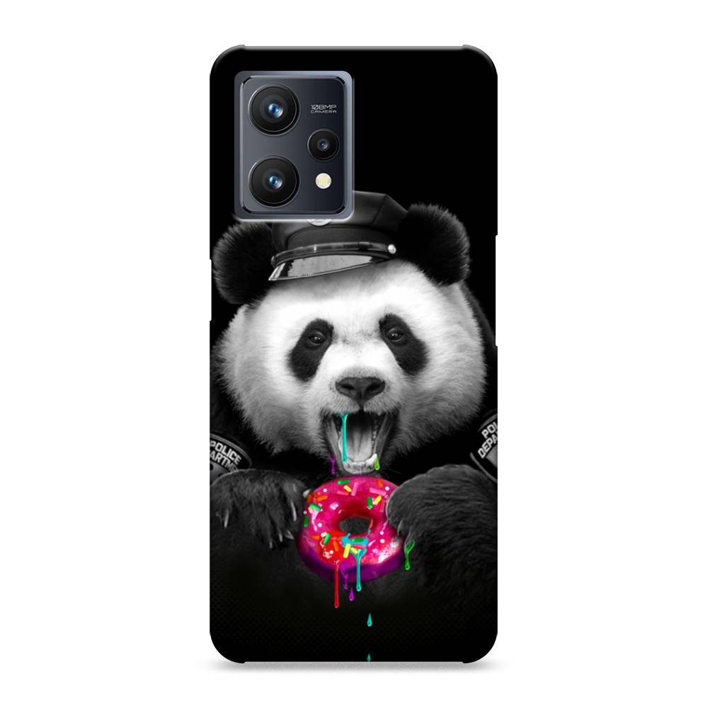 

Пластиковый чехол "Панда police" на Realme 9, 257220-1