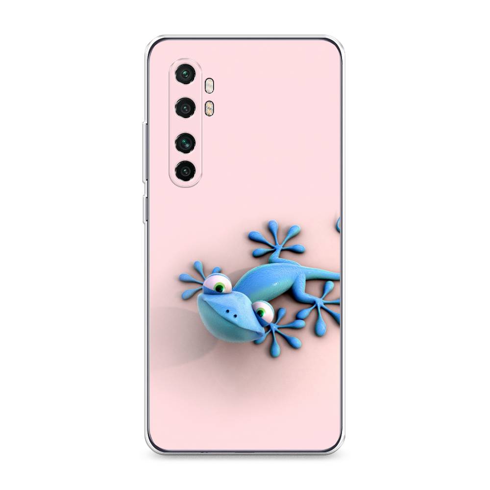 

Чехол Awog на Xiaomi Mi Note 10 Lite "Голубая ящерка", Разноцветный, 38450-2