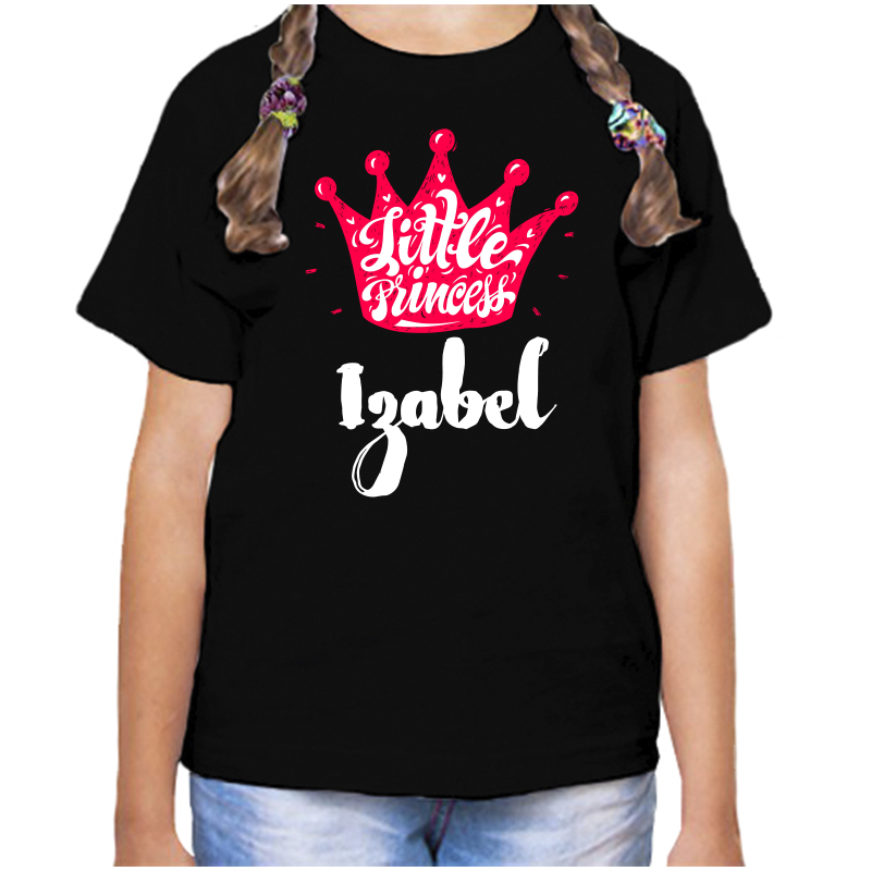 

Футболка девочке черная 30 р-р little princess изабелла, Черный, fdd_little_princess_Izabella