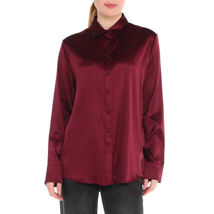 

Блуза женская Maison David MLY2319-1 бордовая XL, Бордовый, MLY2319-1
