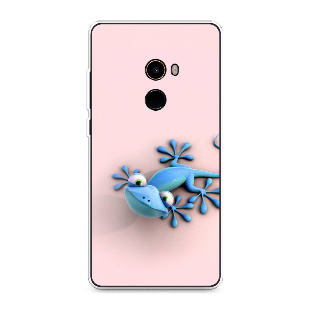 

Чехол Awog на Xiaomi Mi Mix 2 "Голубая ящерка", Разноцветный, 32550-2