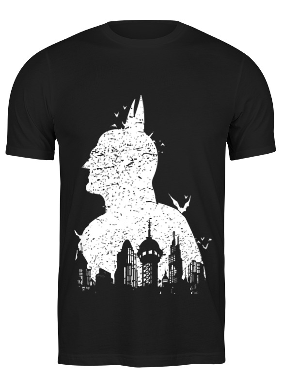 

Футболка мужская Printio Бэтмен (batman) черная M, Черный, Бэтмен (batman)