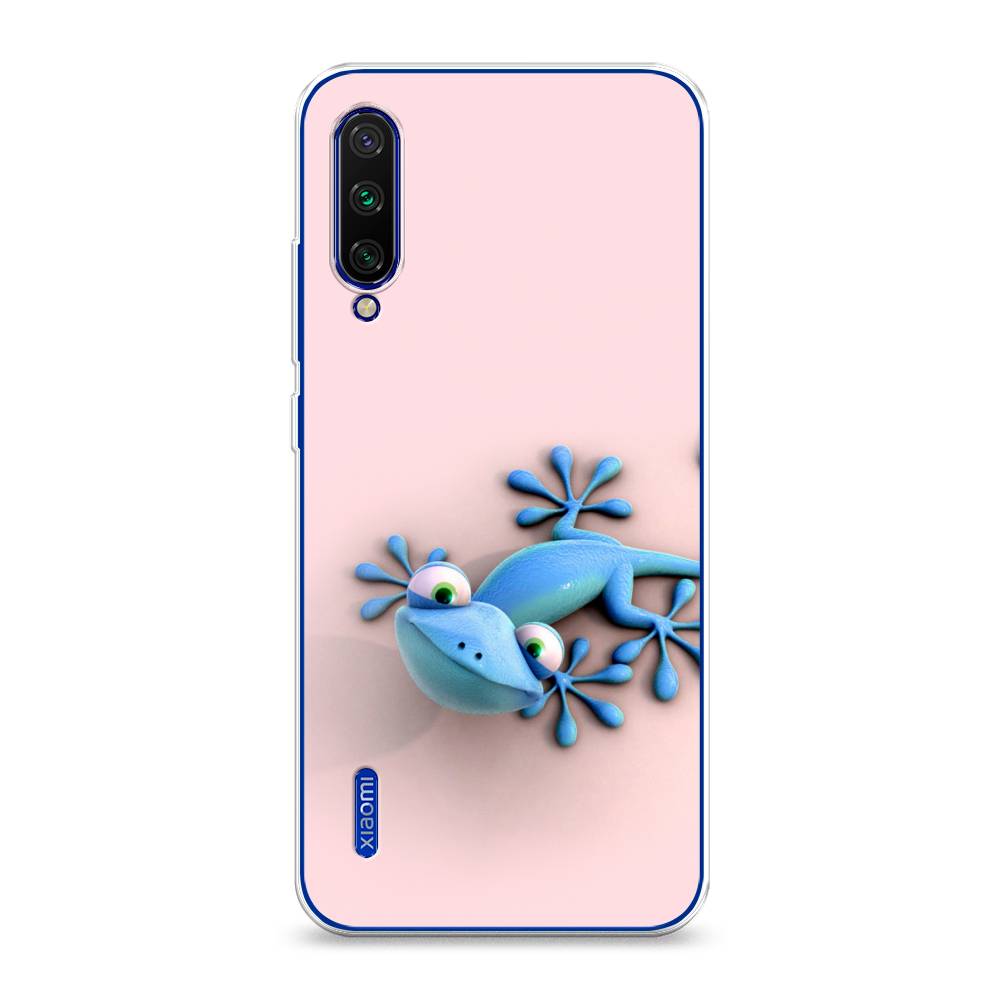 

Чехол Awog на Xiaomi Mi CC9E/Mi A3 "Голубая ящерка", Разноцветный, 35950-2