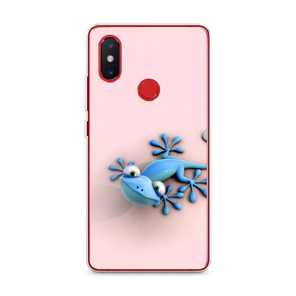

Чехол Awog на Xiaomi Mi 8 SE "Голубая ящерка", Разноцветный, 33750-2