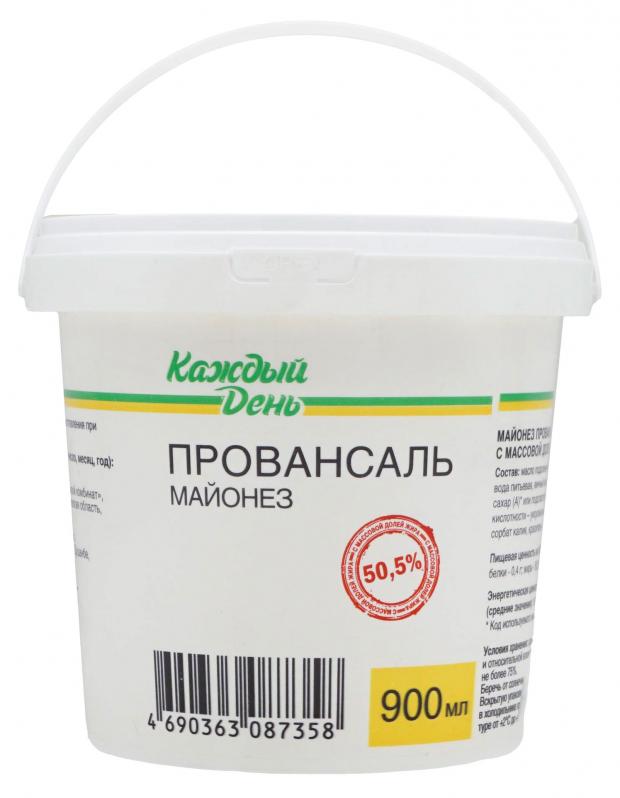 Майонез АШАН «Каждый День» Провансаль 50,5%, 900 мл