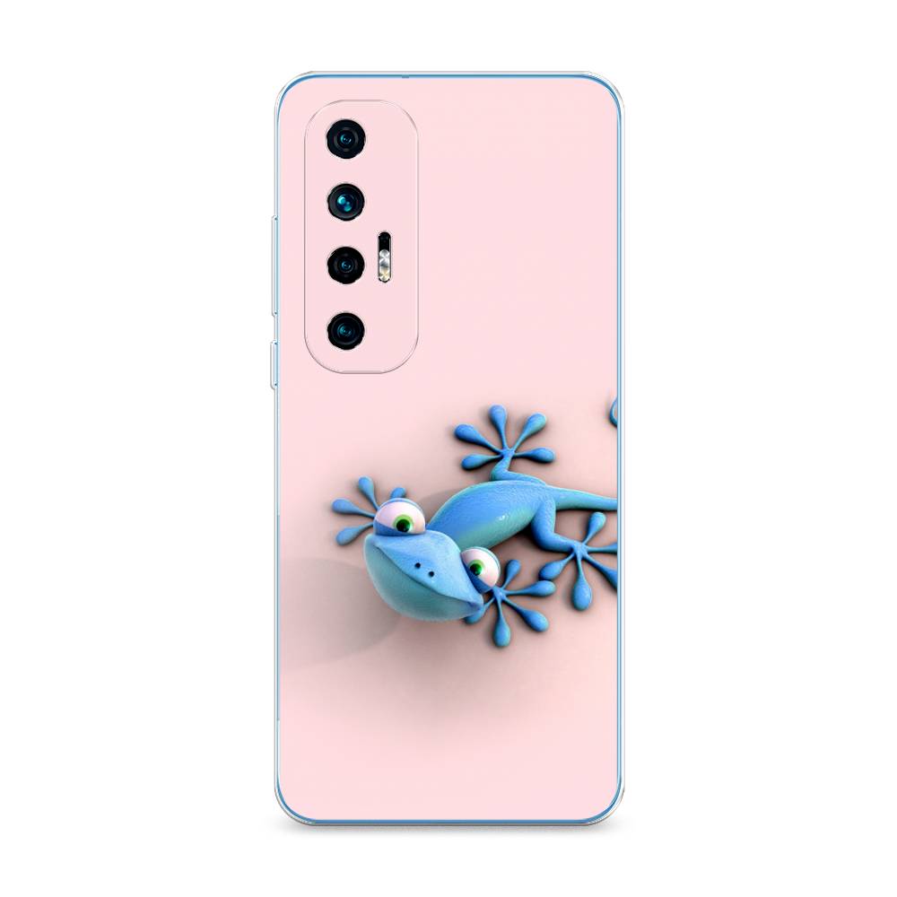 

Чехол Awog на Xiaomi Mi 10S "Голубая ящерка", Разноцветный, 310550-2