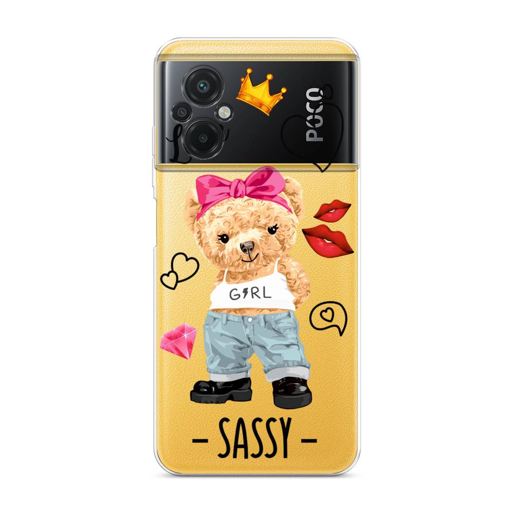 

Чехол на Xiaomi Poco M5 "Sugar Mommy", Голубой;белый;розовый, 316450-6