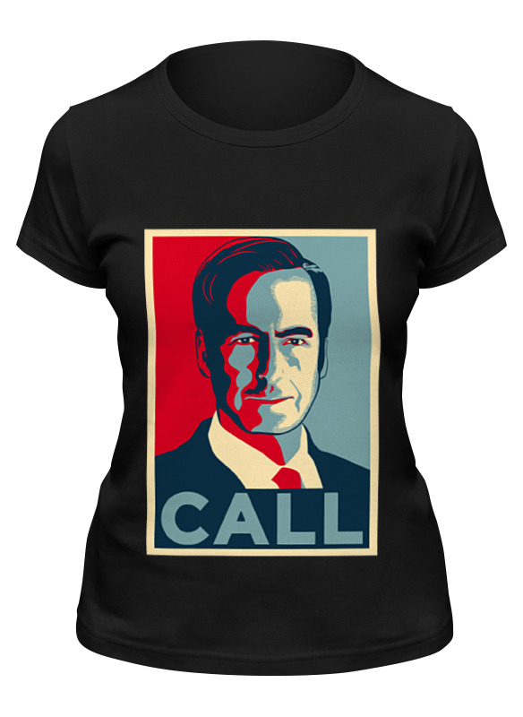 

Футболка женская Printio Better call saul черная M, Черный, Better call saul