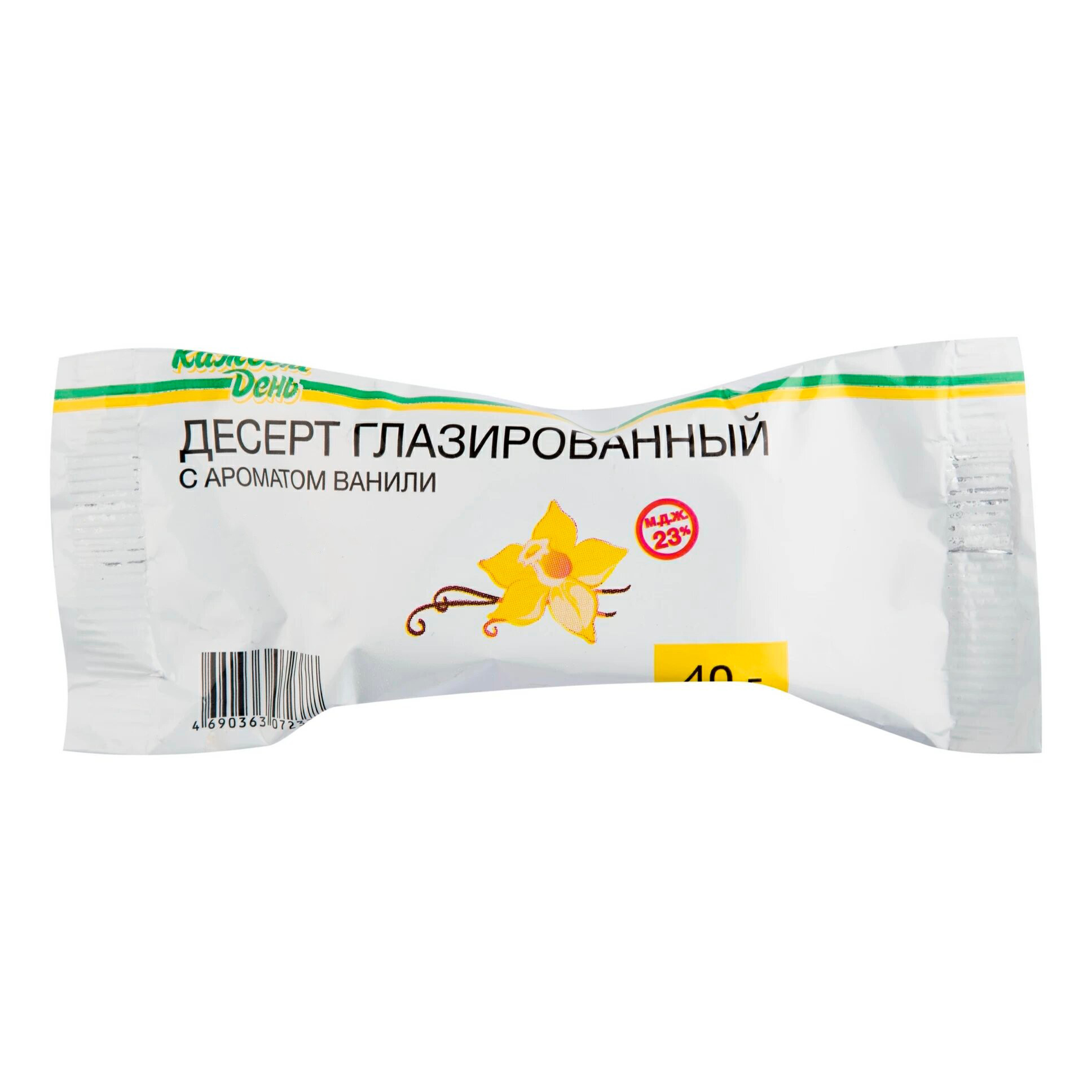 Десерт глазированный «Каждый День» с ароматом ванили, 40 г