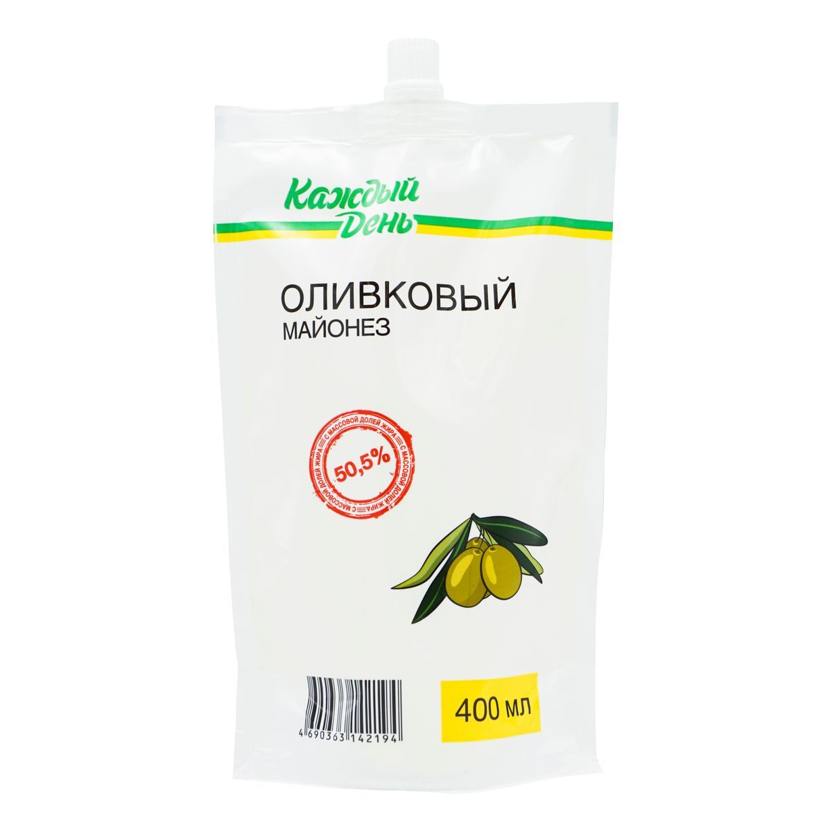 Майонез «Каждый День» оливковый 50,5%, 400 мл