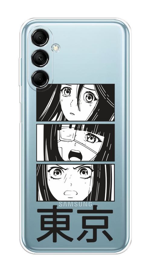 

Чехол на Samsung Galaxy M14 5G "Tokyo girls", Белый;черный;прозрачный, 2108150-1