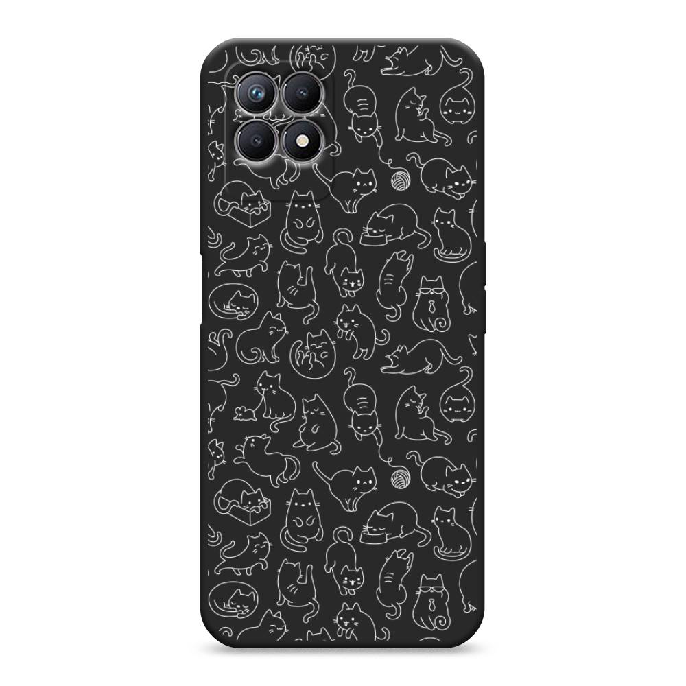 

Чехол Awog на Realme 8i "Шкодливые котики", Разноцветный, 257352-1