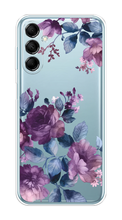 

Чехол на Samsung Galaxy M14 5G "Purple Blossoms", Синий;фиолетовый, 2108150-1