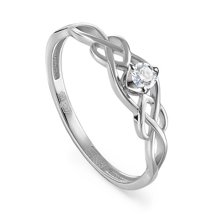 

Кольцо из белого золота с бриллиантом р. 17 Kabarovsky 11-11217-1000, 11-11217-1000