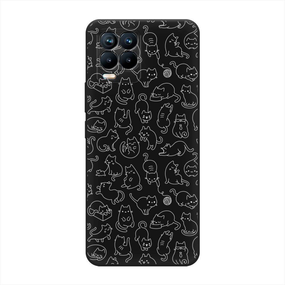 

Чехол Awog на Realme 8/8 Pro "Шкодливые котики", Разноцветный, 255552-1