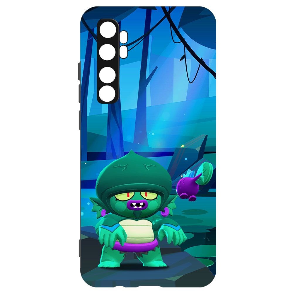 

Чехол-накладка Krutoff Brawl Stars - Болотный Джин для Xiaomi Mi Note 10 Lite