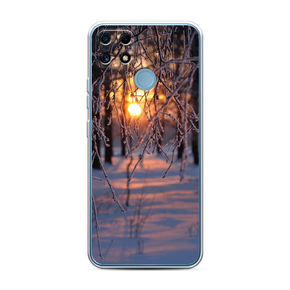 

Чехол для Oppo Realme C25/C25s "Зима 7", Оранжевый;розовый;черный, 256950-2