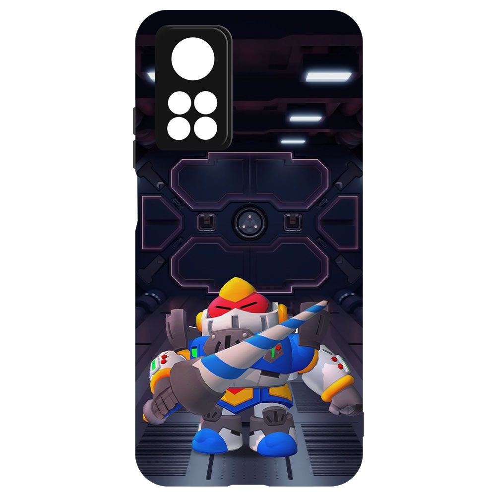 

Чехол-накладка Krutoff Brawl Stars - Паладин Вольт-Меха для Xiaomi Mi 10T Pro, Черный