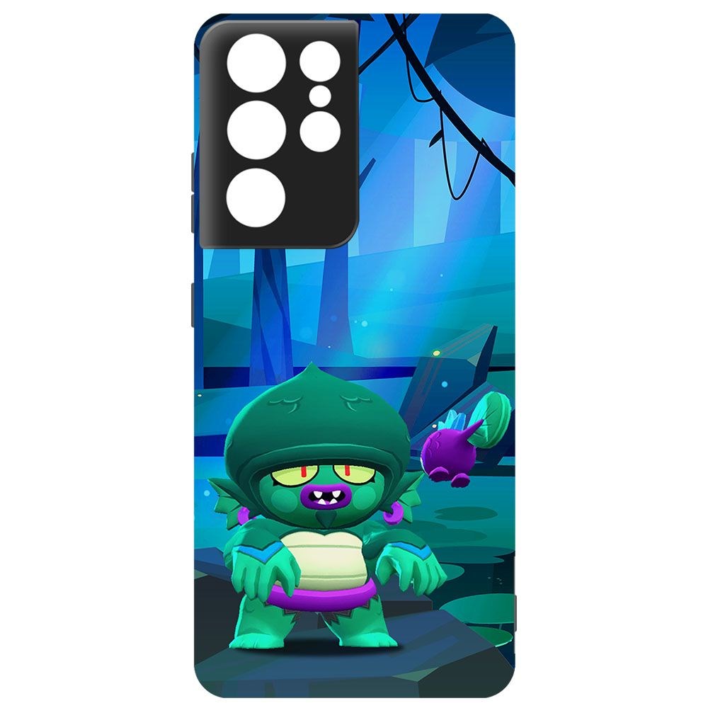 

Чехол-накладка Krutoff Brawl Stars - Болотный Джин для Samsung Galaxy S21 Ultra (G998)