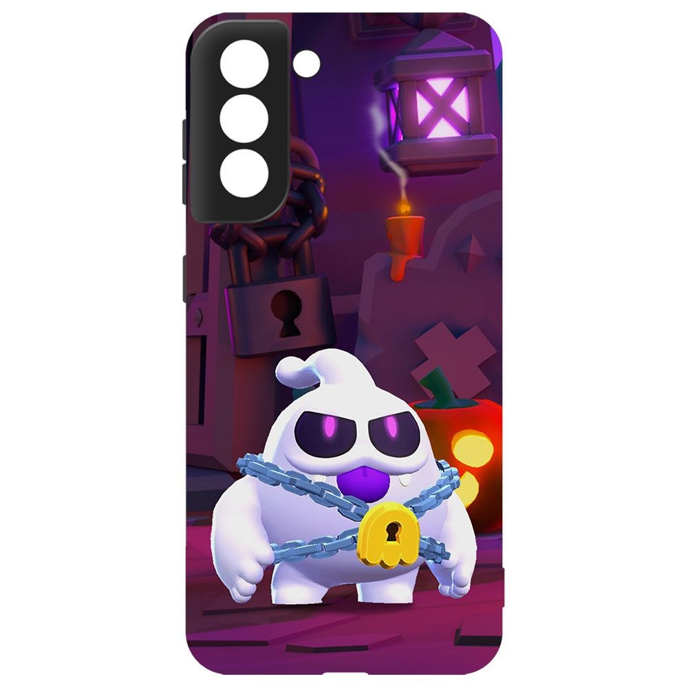 

Чехол-накладка Krutoff Brawl Stars - Призрак Скуик для Samsung Galaxy S21 (G991)