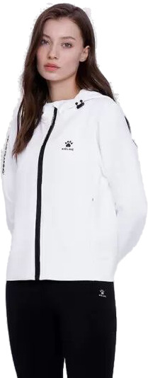 

Толстовка женская KELME Knitted Coat белая 2XL, Белый, Knitted Coat