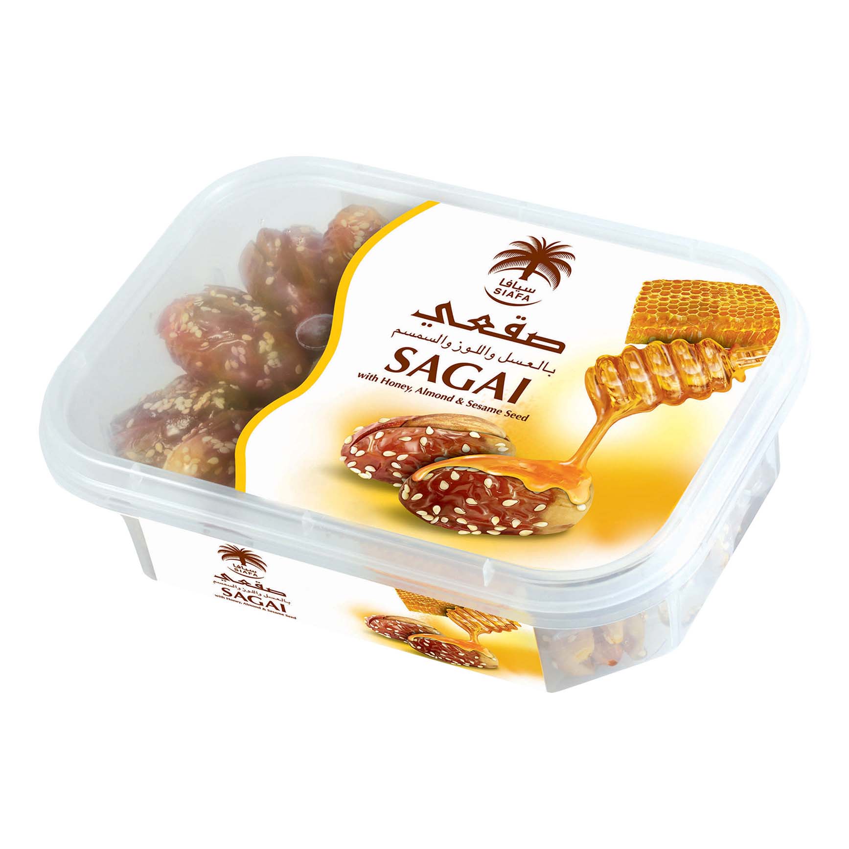 

Финики Siafa Сагай с миндалем и кунжутной посыпкой 400 г