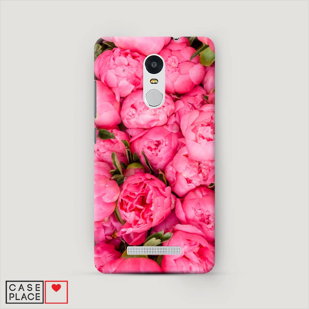 

Пластиковый чехол "Прекрасные пионы" на Xiaomi Redmi Note 3