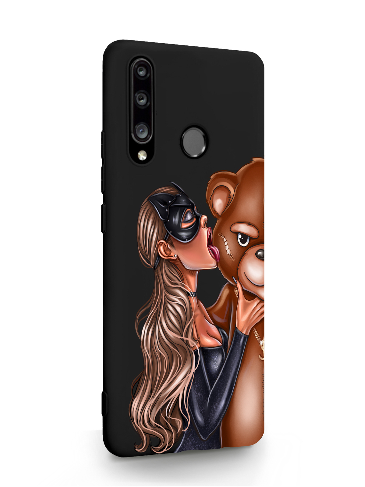 

Чехол MustHaveCase HONOR 10i Кошечка и мишка черный, Черный;коричневый, HONOR 10i Кошечка и мишка