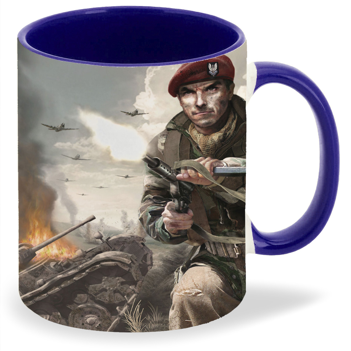 фото Кружка coolpodarok call of duty 3 краповый берет солдаты