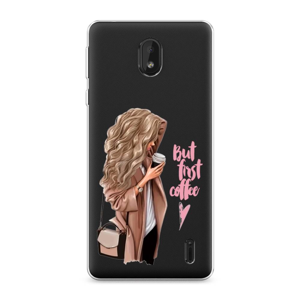 

Чехол Awog "Девушка с кофе" для Nokia 1 Plus