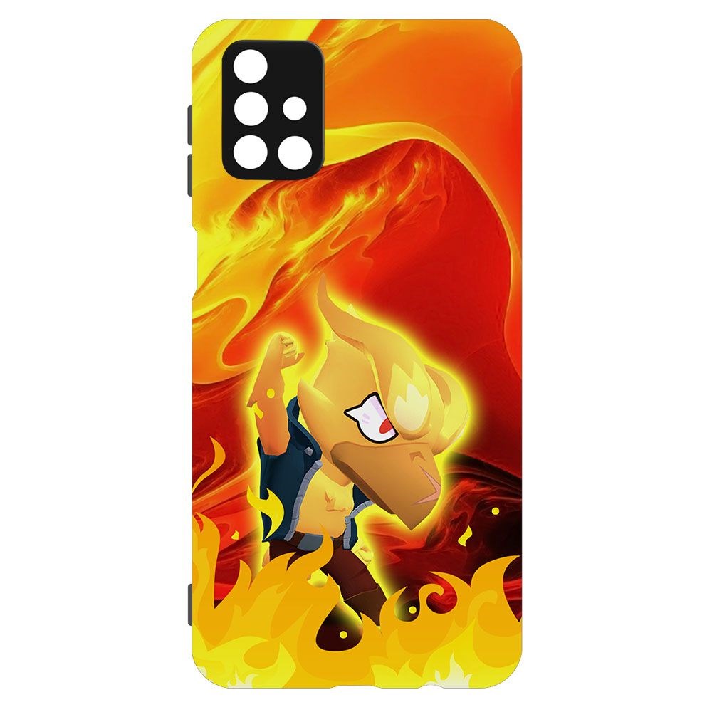 

Чехол-накладка Krutoff Brawl Stars - Ворон-Феникс для Samsung Galaxy M51 (M515)