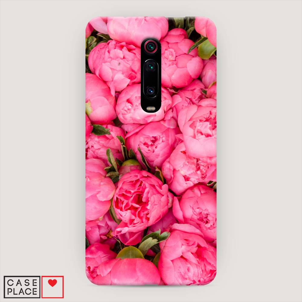 фото Пластиковый чехол "прекрасные пионы" на xiaomi redmi k20 pro awog