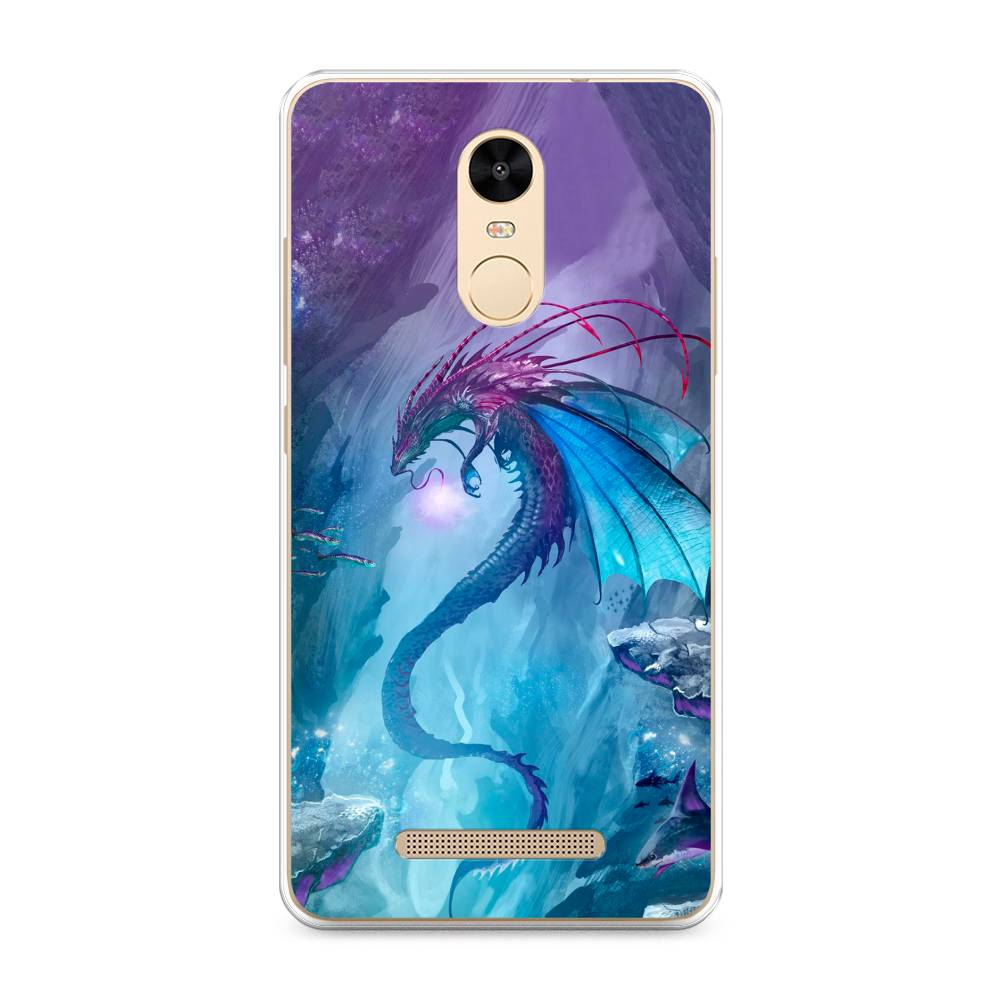 

Чехол Awog на Xiaomi Redmi Note 3/Note 3 Pro "Водный дракон", Разноцветный, 31750-2