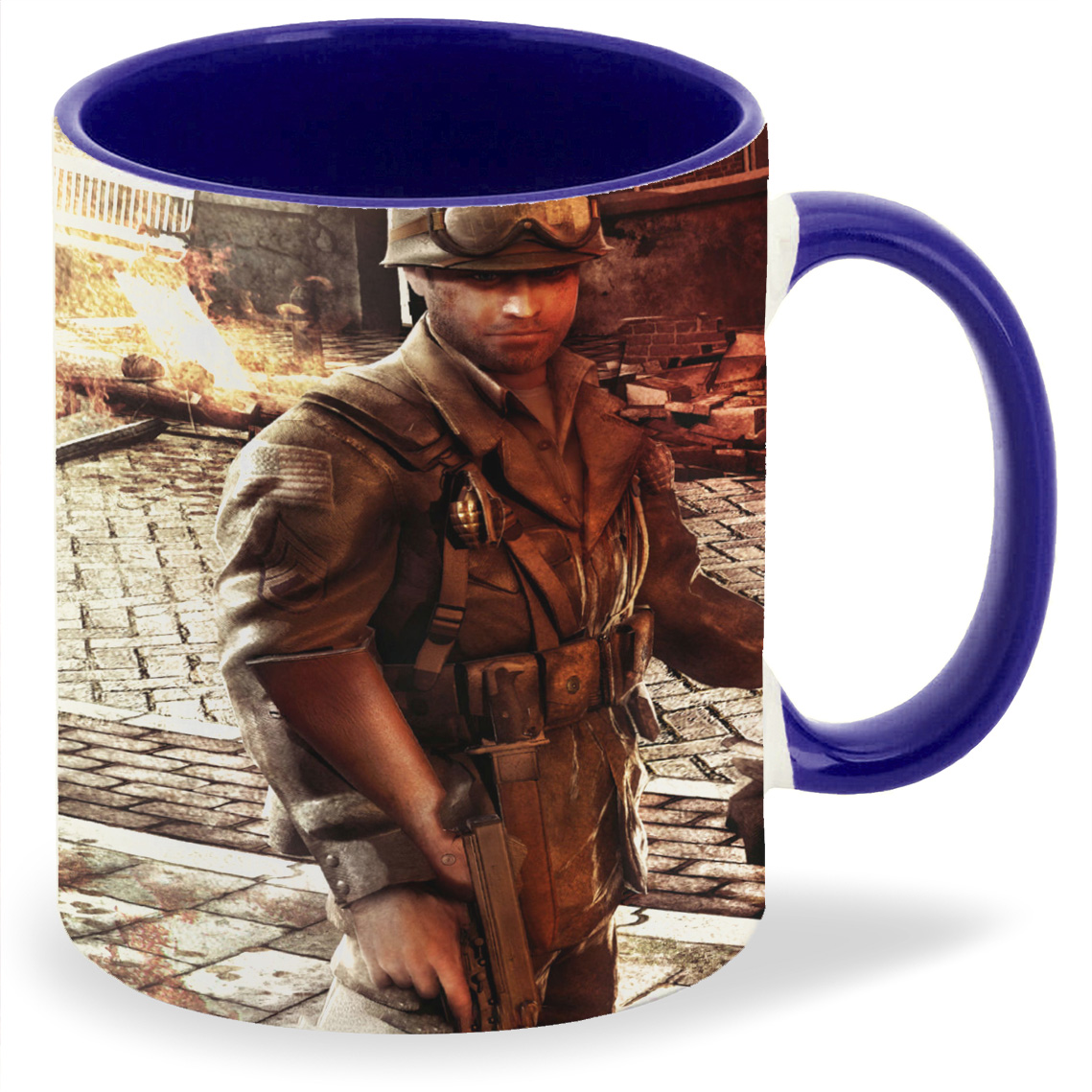 

Кружка CoolPodarok brothers in arms hells highway Скорбящий солдат, brothers in arms hells highway Скорбящий солдат