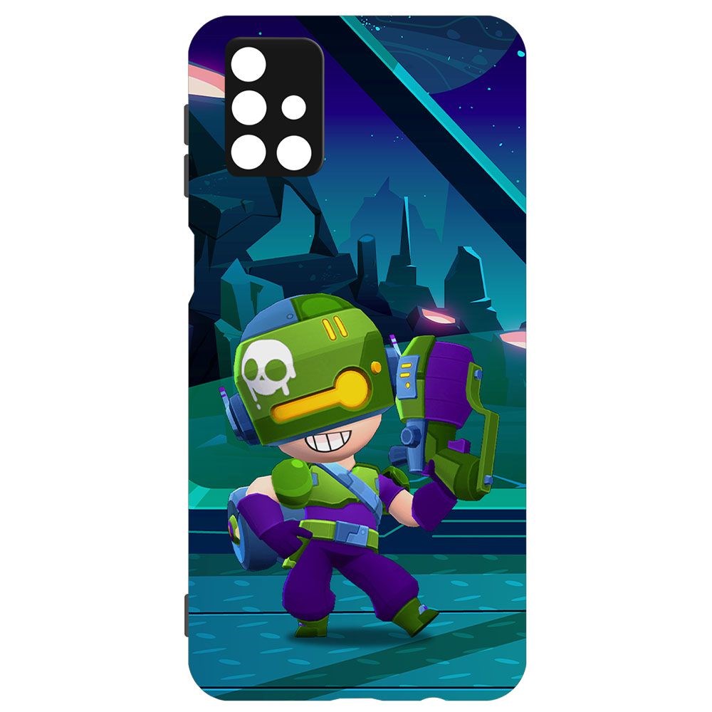 фото Чехол-накладка krutoff brawl stars - контрабандистка пенни для samsung galaxy m31s (m317)