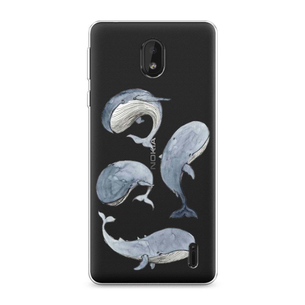

Чехол Awog на Nokia 1 Plus / Нокиа 1 Plus "Киты", 122750-1