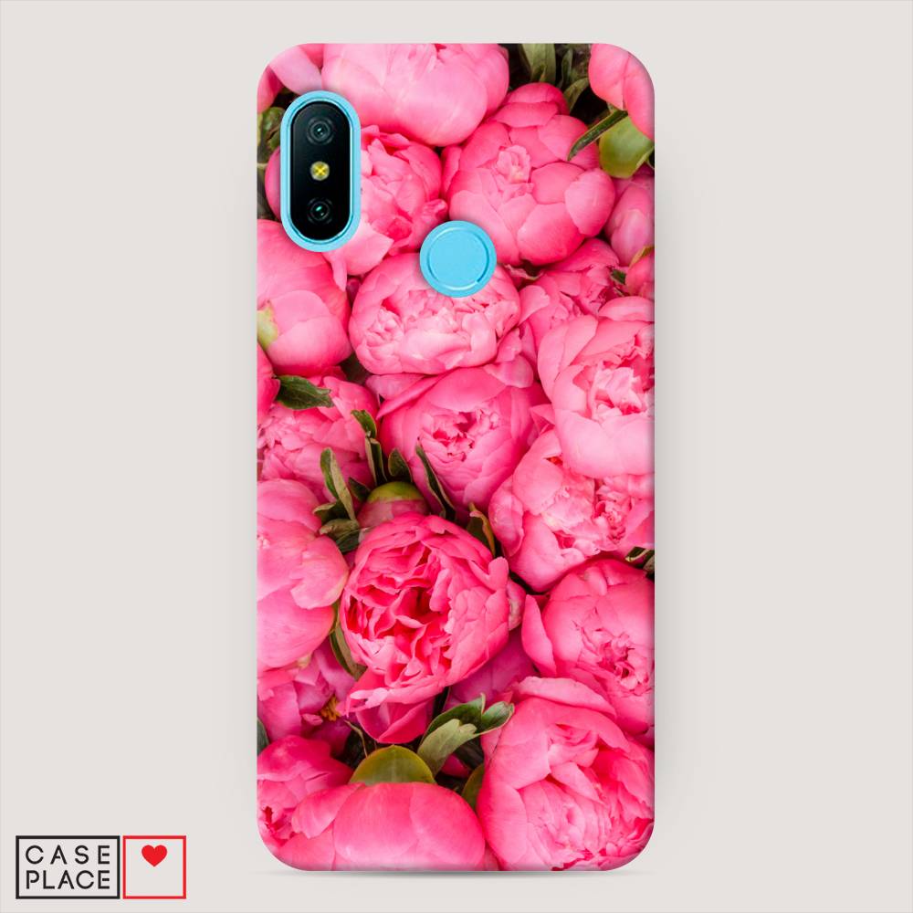 

Пластиковый чехол "Прекрасные пионы" на Xiaomi Redmi 6 Plus, 33920-6