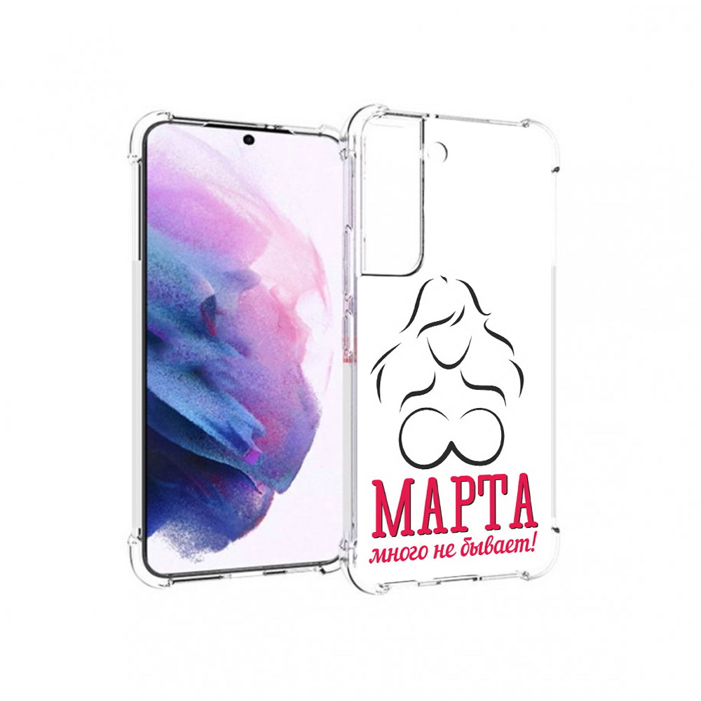 

Чехол MyPads Tocco для Samsung Galaxy S22 8 марта много не бывает (PT194926.508.17), Прозрачный, Tocco