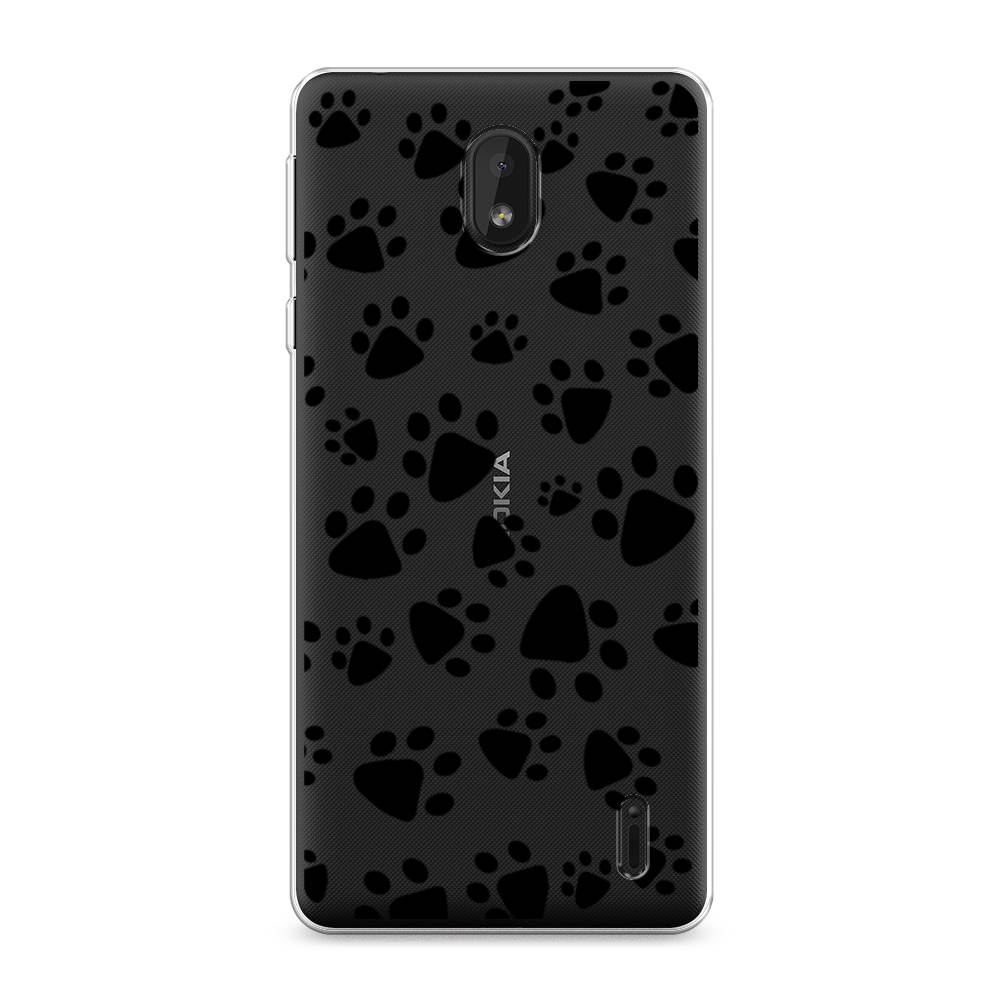 

Чехол Awog на Nokia 1 Plus / Нокиа 1 Plus "Лапки черные", 122750-2